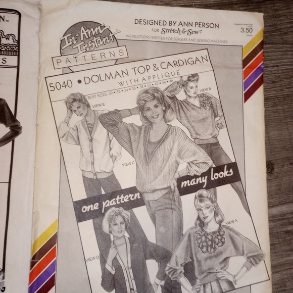 Vintage uncuted sewing patterns - Picture 4 of 6